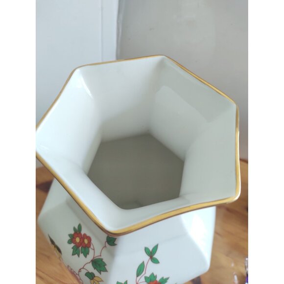 Vintage Large "The Bonair" Staffordshire England Vase 12 1/2" Tall - Picture 11 of 12